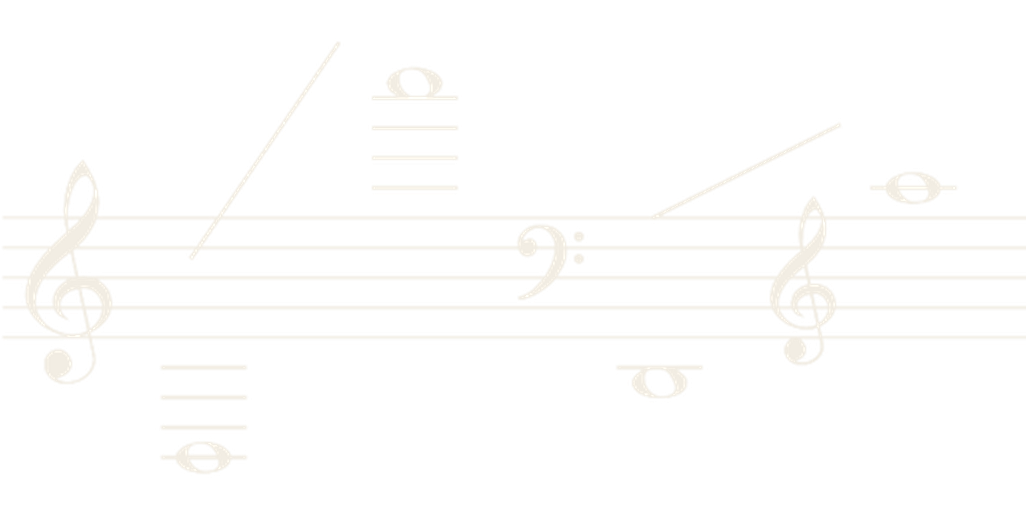 Notation example: the written pitch on a treble clef and the pitch it sounds, an octave lower